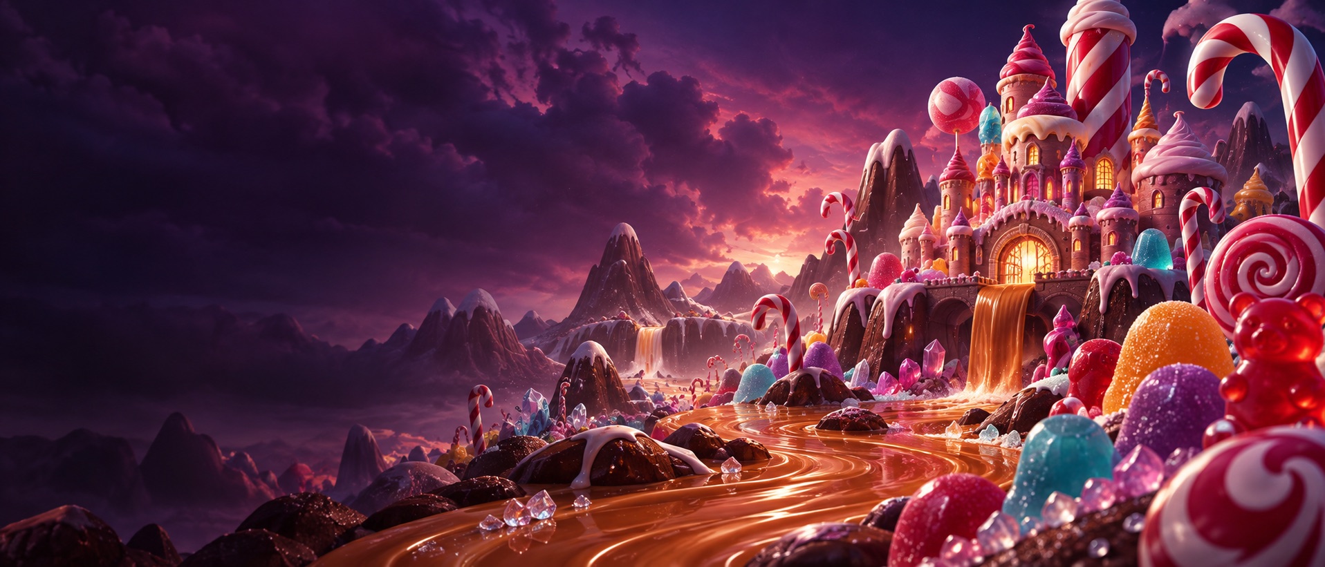 Candy kingdom artwork for the Sugar Rush slot guide