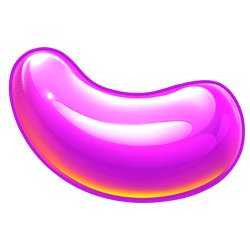 Purple jelly bean symbol