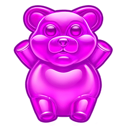 Purple gummy bear symbol