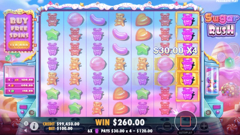 game Sugar Rush for money