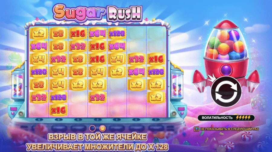 Sugar Rush казино онлайн