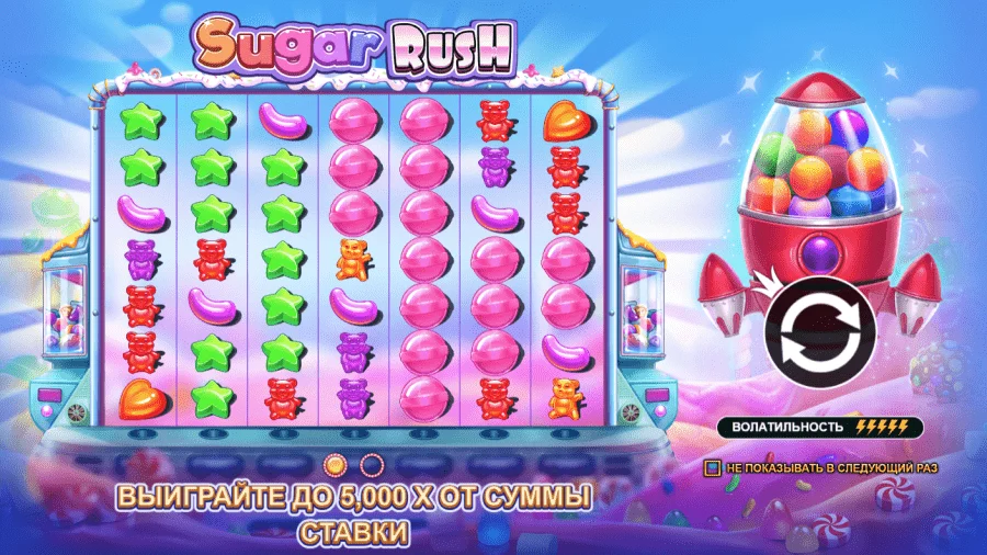 Sugar Rush слот 1win